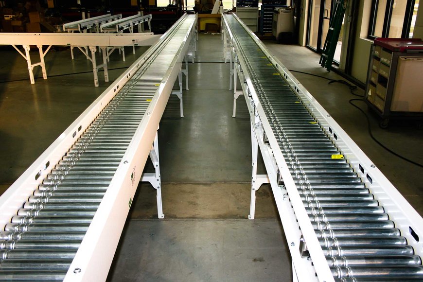 Robinson designs motor driven roller conveyors to optimize results